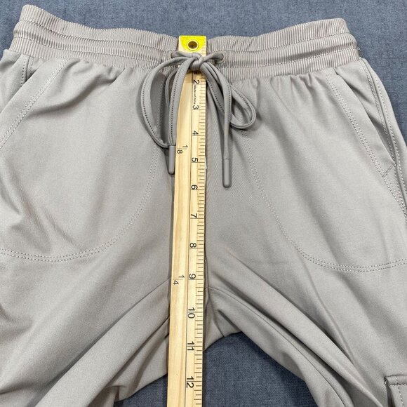 Rachel Zoe Womens XS Taupe Mid-Rise Jogger Pants Pockets Elastic Waist & Cuffs - Picture 12 of 13